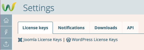 license keys for updating premium wordpress plugins.