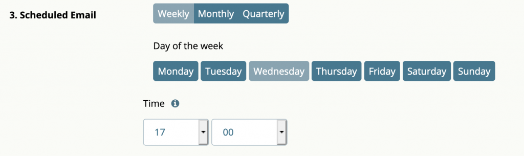 Report Schedule