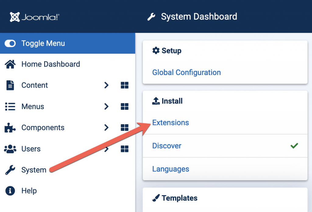 Install Joomla 4