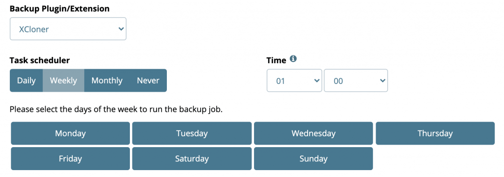 Backup Scheduler 2020