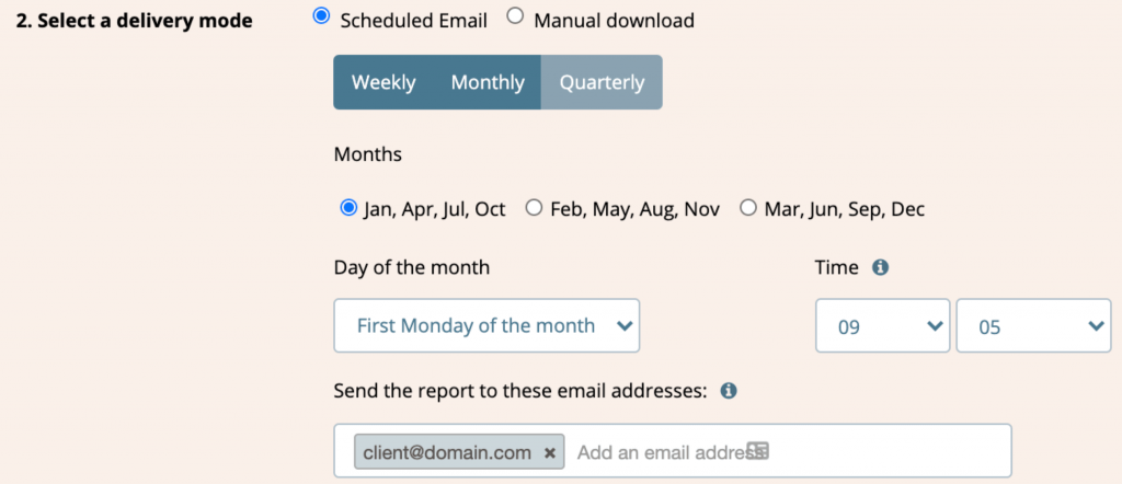 Report Scheduler Aug 2020