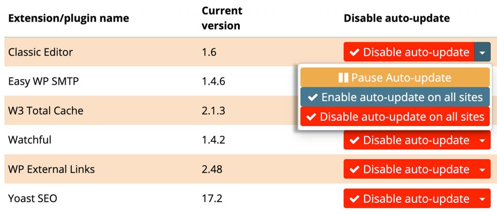 Scheduled Updates Enable All Software