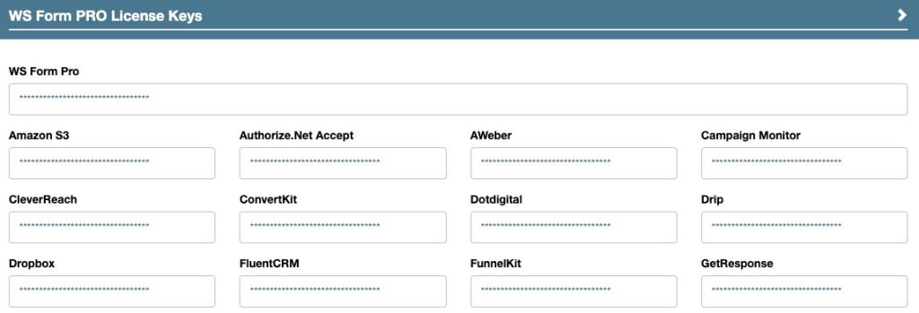 Ws Form Pro License Keys At Watchful