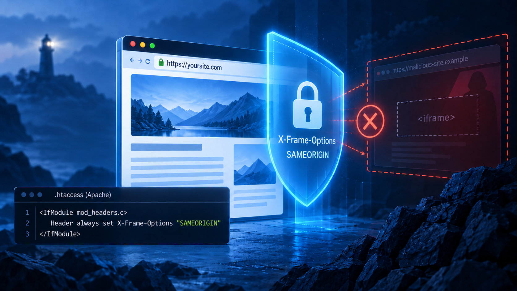 X Frame Options Wordpress Security